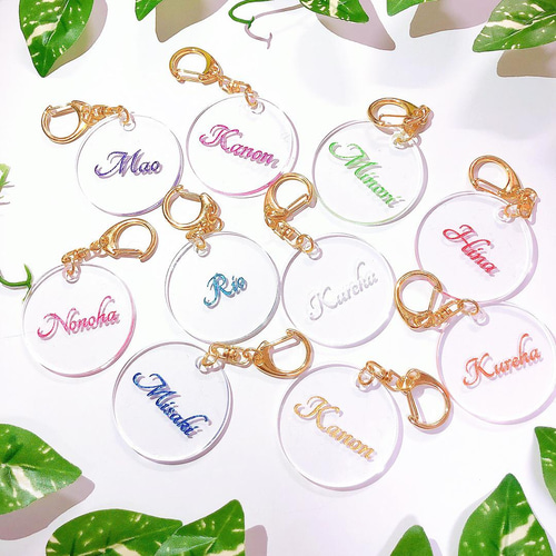 990円】3Dアクリルネームキーホルダー【オーダー】 990円】3D