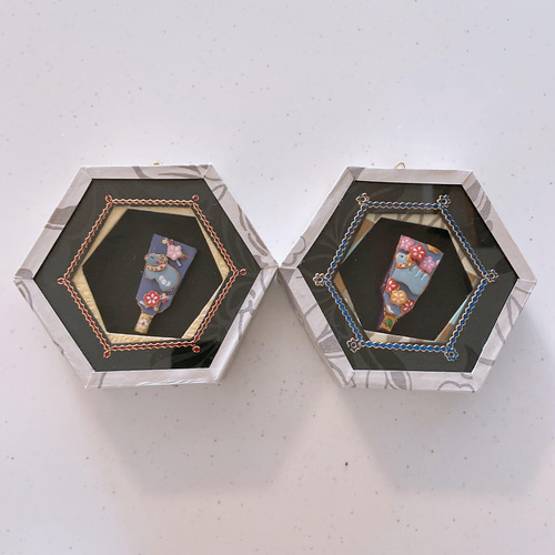 シャドーボックス 干支飾り 立体・オブジェ fleurs_art 通販 13467657