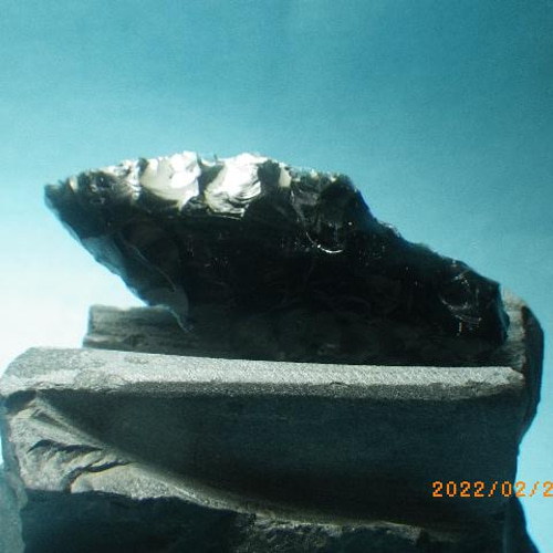 黒曜石　石器 男のロマン　　２４１０１４－２ 黒曜石 石器 ロマン 231017－10 黒曜石 石器 男のロマン