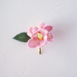 《特集掲載》立体刺繍で作った♪ピンクのぷっくり桜【春色新作2022】 2枚目の画像
