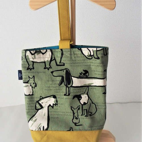 オーダーページ・レッスンバック・入園入学・犬・ダックス・お着替え袋・ランチョン オーダーページ・レッスンバック・入園入学・犬・ダックス・お着替え袋