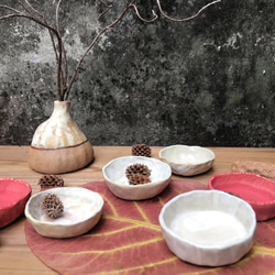 唐元宝」竹土石山Chuhsienearth 13石山シリーズ漬物皿ソース豆腐カード