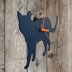 Wood cat clock 日本猫 3枚目の画像