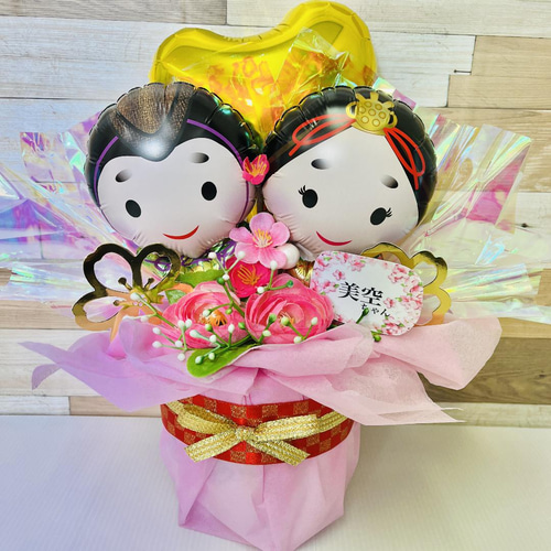 バルーンギフト　初節句　おむつケーキ バルーンギフト初節句おむつケーキ