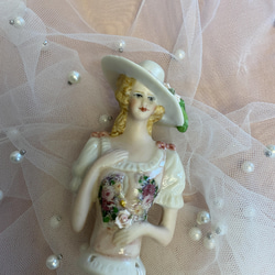 ハーフドール 【 マルグレーテ 】 磁器 人形 レース ドール ティーコゼ