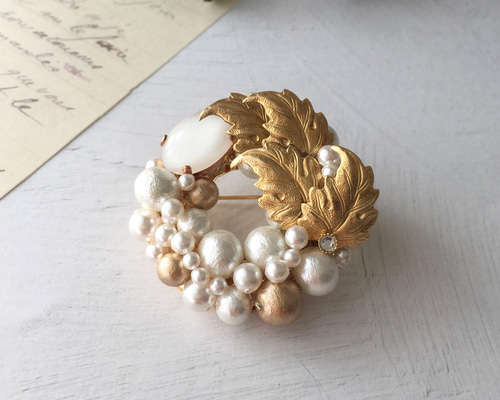 オパール　ブローチ　イヤリング　セット　カボション　ビンテージ　ヴィンテージ チェコ製のレアなヴィンテージファイヤーオパールブローチ 50s