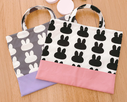 レッスンバッグ♡うさぎシルエット その他バッグ M&R 通販 13470189