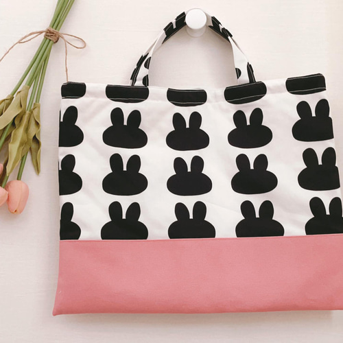レッスンバッグ♡うさぎシルエット その他バッグ M&R 通販 13470189