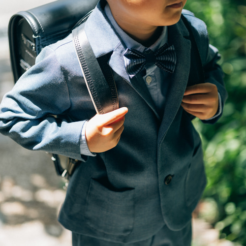 110 120 130 インディゴ ダンガリー 【スーツ】デニム 選べる 蝶