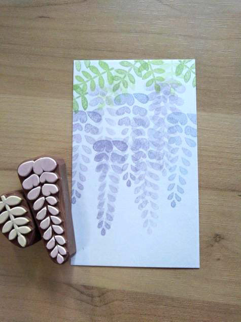 消しゴムはんこ　お花のリース　在庫確認お願いします 消しゴムはんこ　お花のリース　在庫確認お願いします