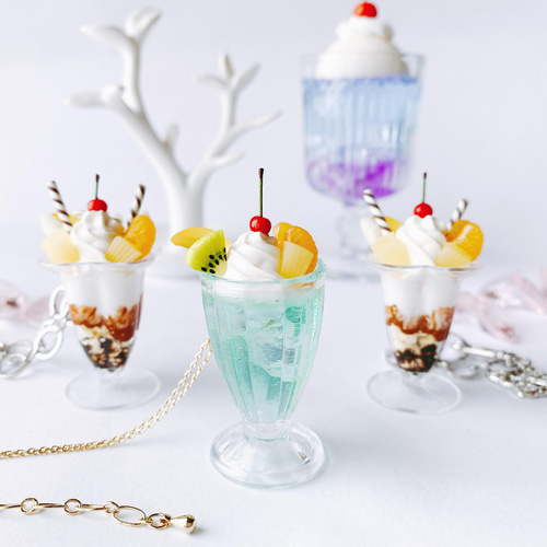 あの夏のクリームソーダ オブジェ フェイクスイーツ その他