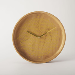 KOMON WOOD CLOCK（MIYABI／GD） 1枚目の画像