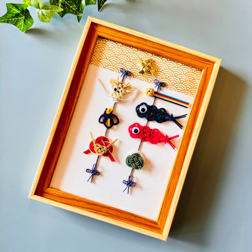 水引五月人形吊るし飾り風フレーム 五月人形・こいのぼり tomoemon