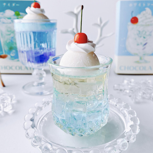 再入荷商品 あの夏のクリームソーダ オブジェ その他 フェイクスイーツ その他