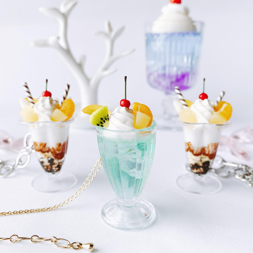 あの夏のクリームソーダ オブジェ フェイクスイーツ その他
