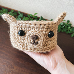 ティッシュボックスカバー 生クリームケーキ 手編み 編み物 ティッシュ