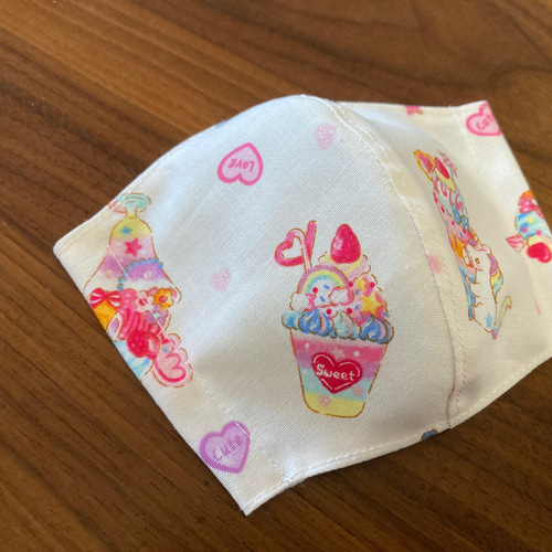 受注製作＊送料無料】ハンドメイド 布マスク 子供用 ユニコーン