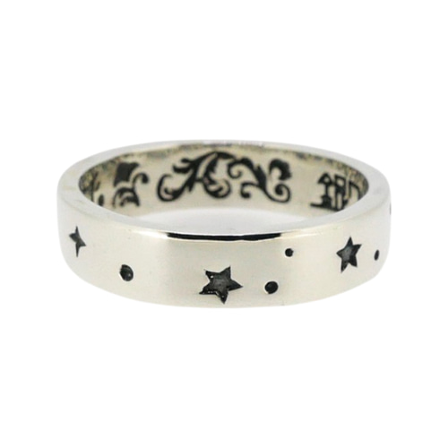 月と星シルバーリング 指輪・リング 銀久 通販 13472009｜Creema(クリーマ)