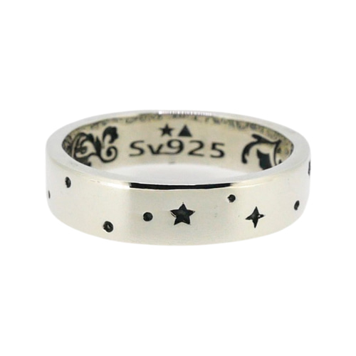 月と星シルバーリング 指輪・リング 銀久 通販 13472009｜Creema(クリーマ)