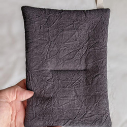 【鍋つかみ・ポットマット／チャコール】　おうち時間・おうちカフェに　母の日 2枚目の画像