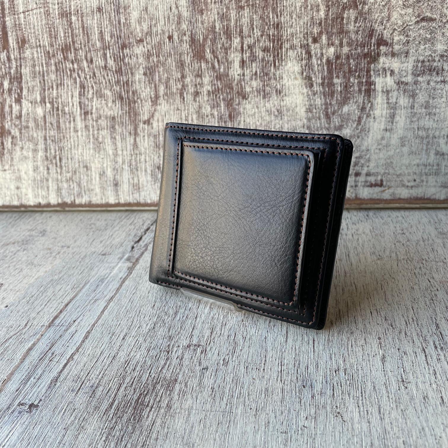 【コンパクト】2つ折り財布　黒 12,705円