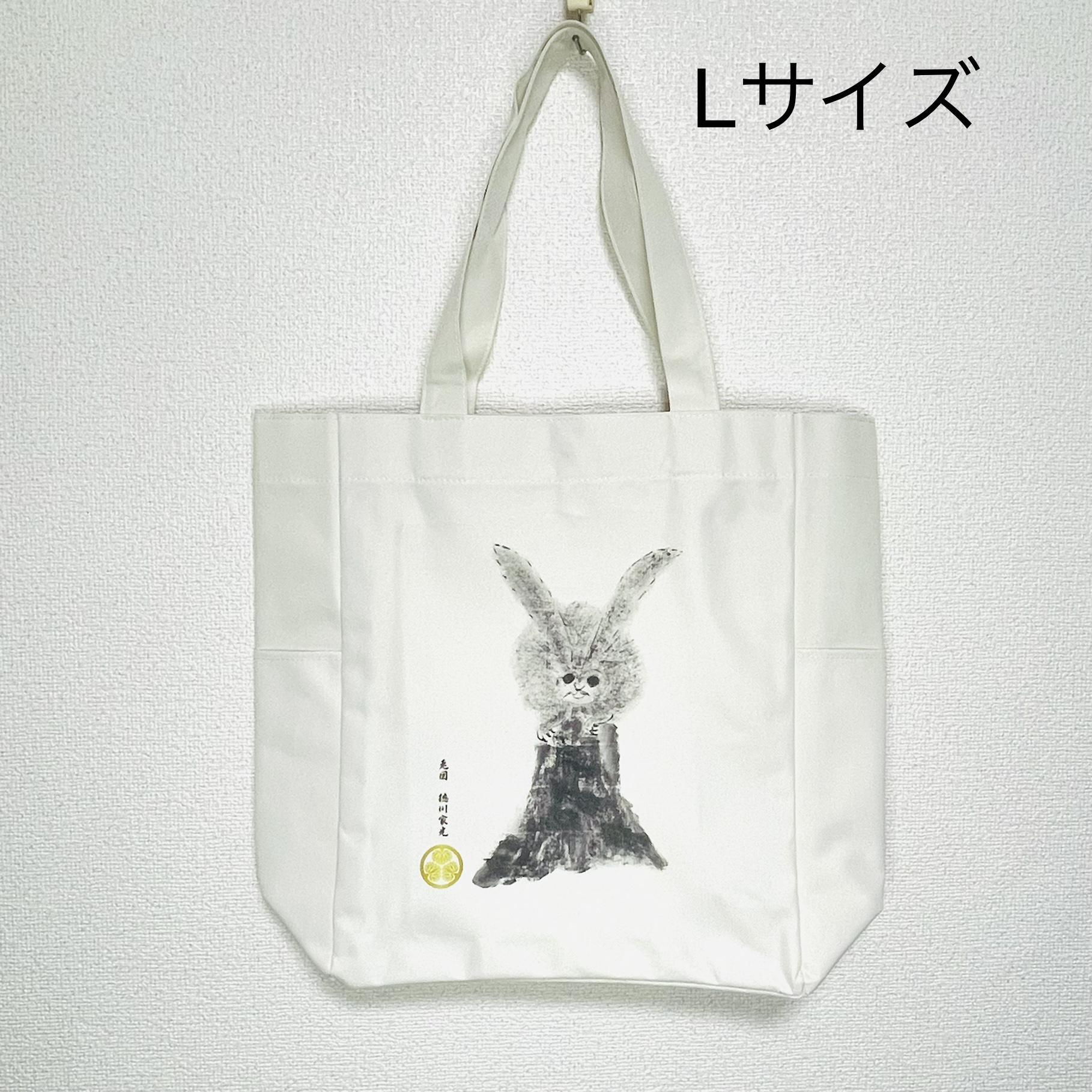 点と線模様製作所　ハンドメイド　バッグ　うさぎ　トートバッグ ちいかわ - お値下げ中‼︎アニメちいかわ『うさぎ』⭐︎トート