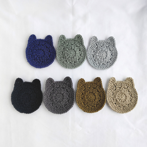 小サイズ「にゃんコースター」猫好きさんへのギフトにも◎ コースター