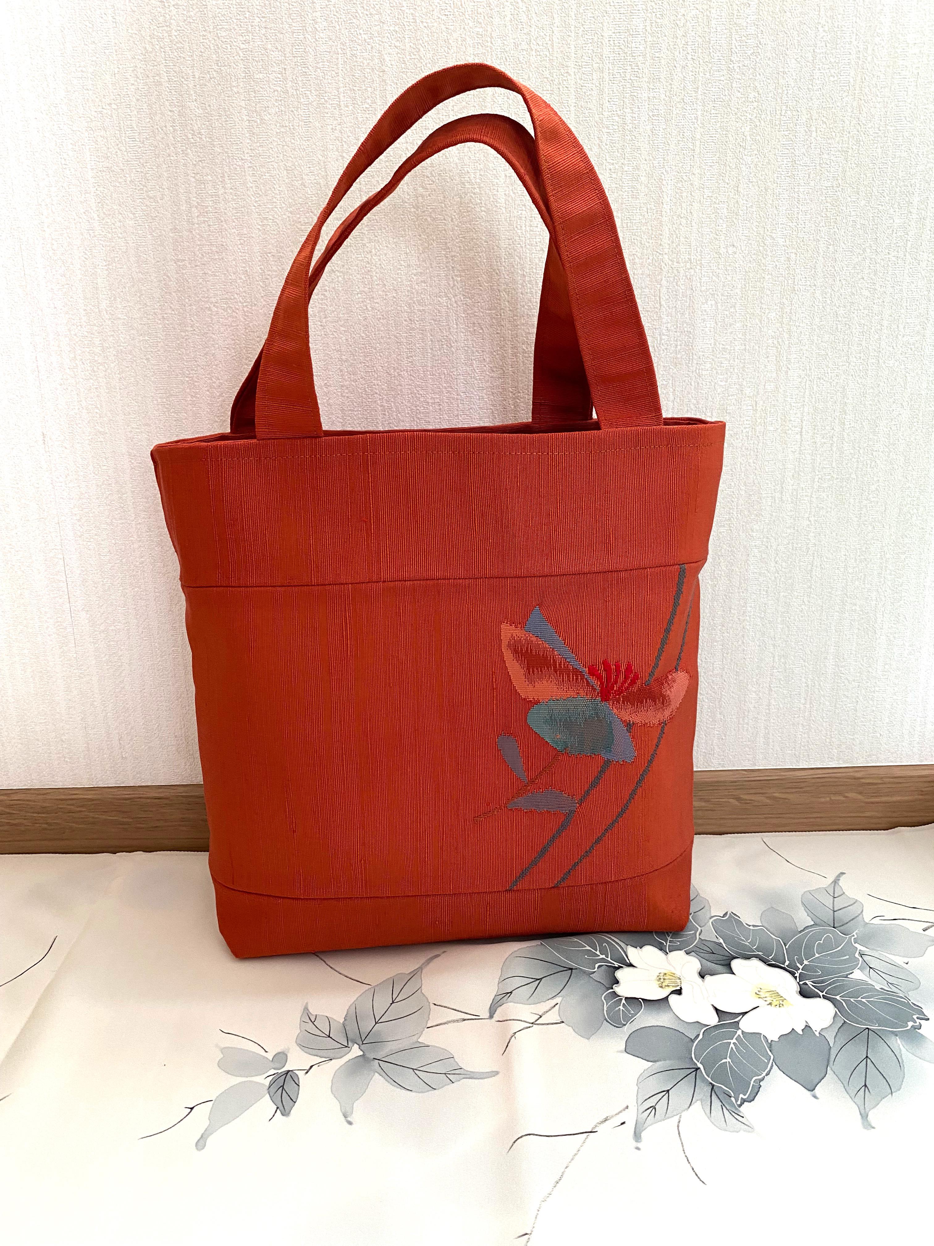 帯リメイクバック》帯バック/帯リメイク/ハンドメイド/和装バック