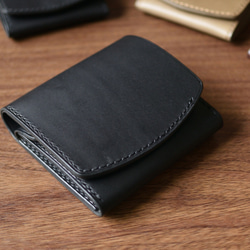 本革　コンパクトウォレット type-2　二つ折り財布【受注制作】 1枚目の画像
