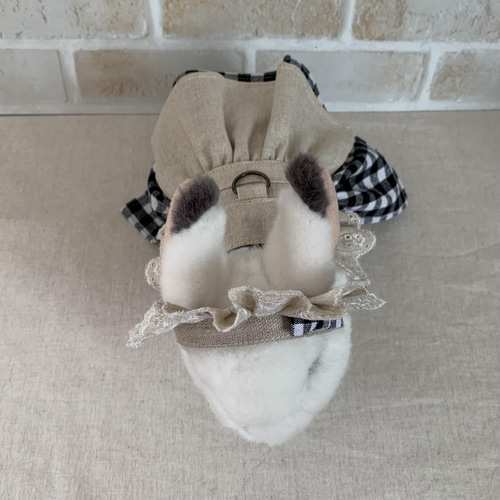 うさぎのメイドさんカチューシャ ペット服・アクセサリー こころ