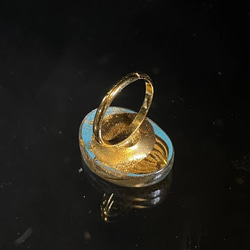 ガラス×金継ぎ・ゴールドロータスのアクセサリーセット 12枚目の画像