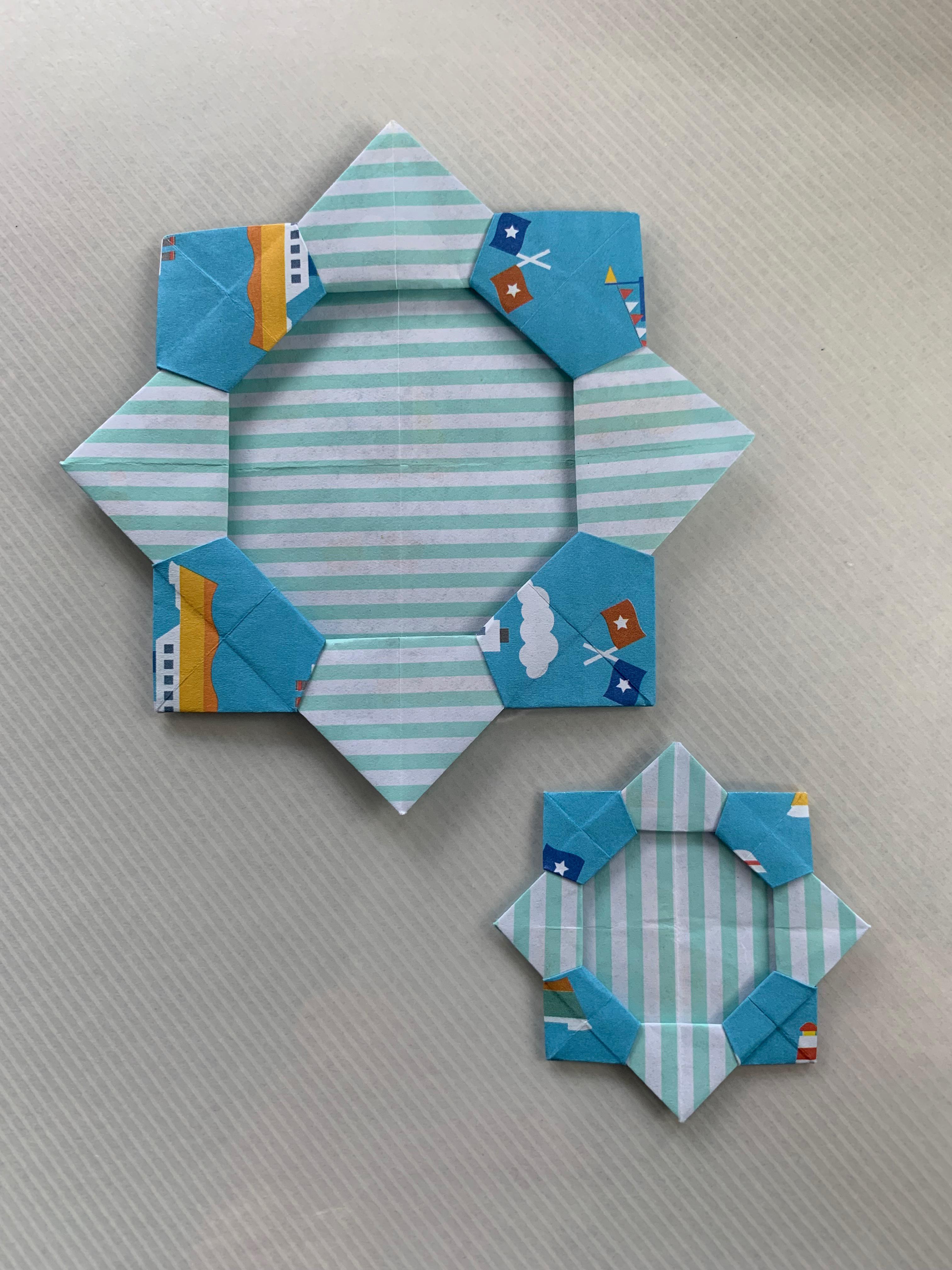 折り紙　節分メダル 折り紙】メダルの折り方 Origami Medal - YouTube
