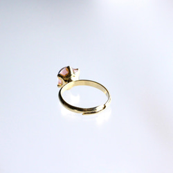 氷石glass ring ~yellow pink~ 9枚目の画像