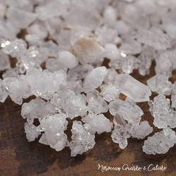 天然石 水晶&カルサイト(モロッコ産)合計約12g分詰合せ 約5～10mm 穴なし[mro-220222-01] 1枚目の画像