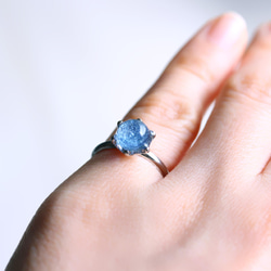 氷石glass ring ~blue~ 8枚目の画像