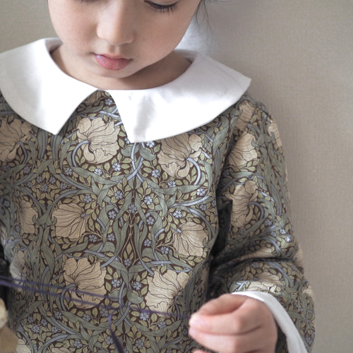 Girls モリスで彩るセレモニーワンピース/ウィリアムモリス