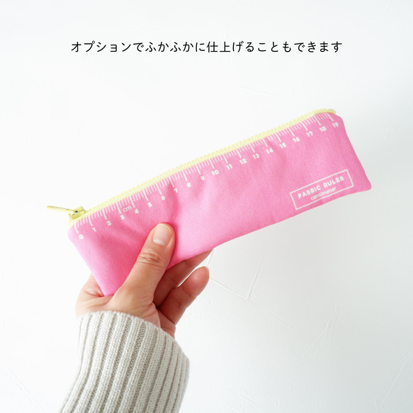 定規なペンケース LEMON×PINK 7枚目の画像