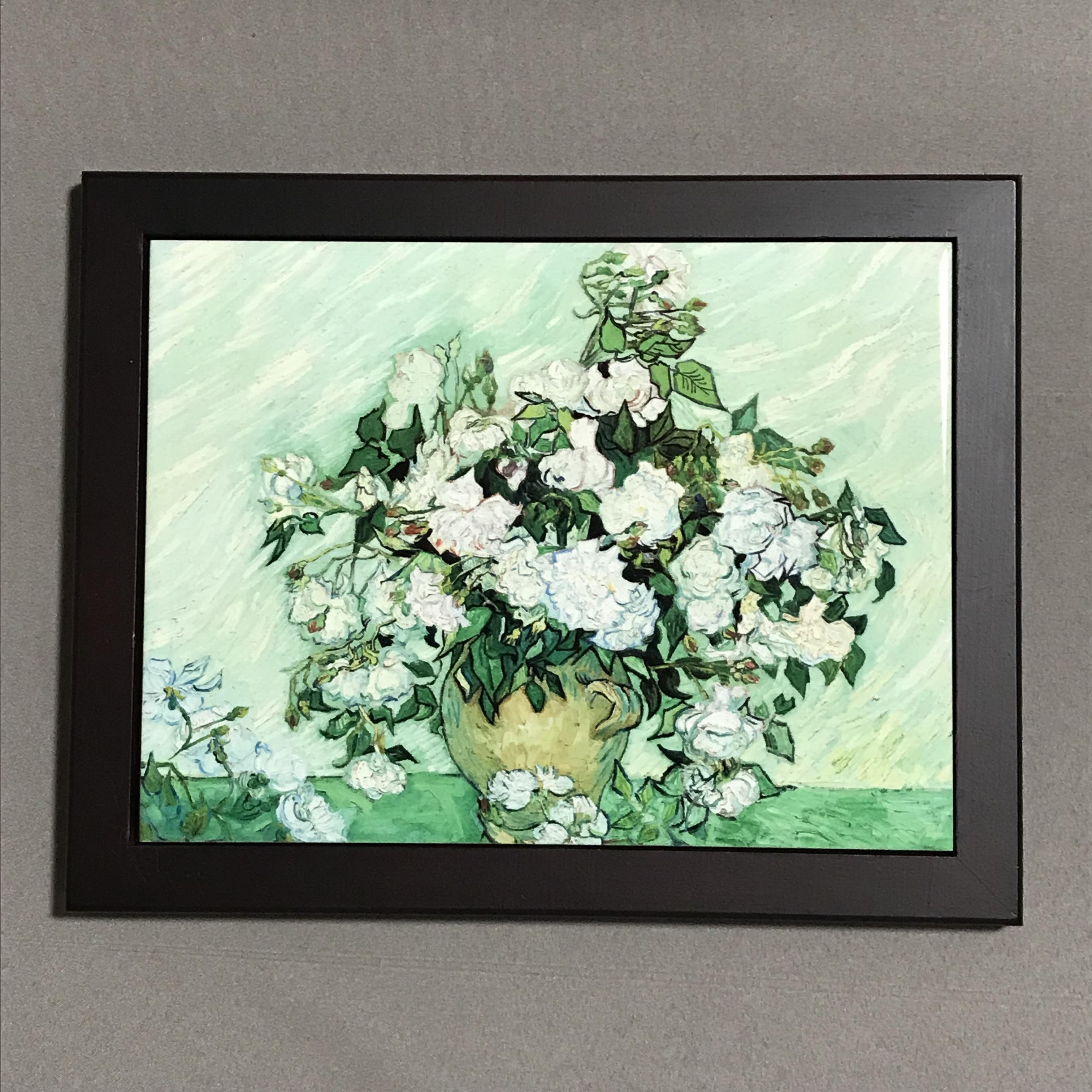 公式サイト - ハイブランドの新作が続々登場 バラ　絵画　木製フレーム 絵画