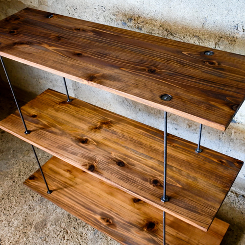 シャビーなシェルフ 観葉植物 プラントシェルフ プランツ 棚