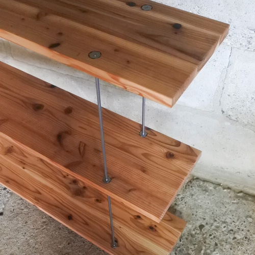 シャビーなシェルフ 観葉植物 プラントシェルフ プランツ 棚