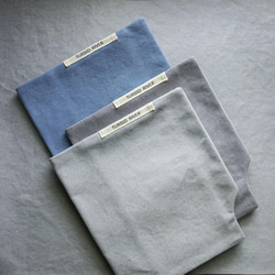 厚磅水洗帆布 灰藍色系列 | A5 書衣 書套 手帳套 | 快吸磁扣設計 第9張的照片