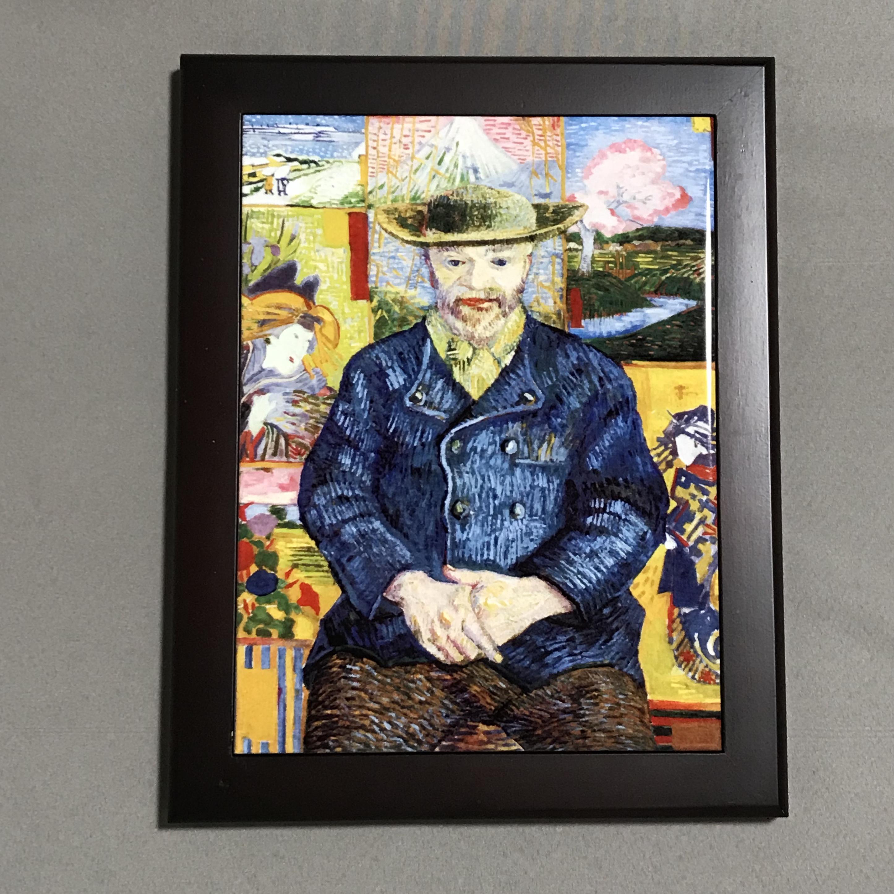 ゴッホ タンギー爺さん フォトタイル木製フレーム付き 絵画