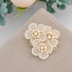 愛らしいお花のサークルのブローチ （株）GSTV 愛らしいお花のサークルのブローチ （株）GSTV 愛らしいお花のサークル