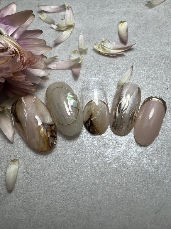 ニュアンスネイル 入学式 卒業式 成人式 ネイルチップ オーダー  