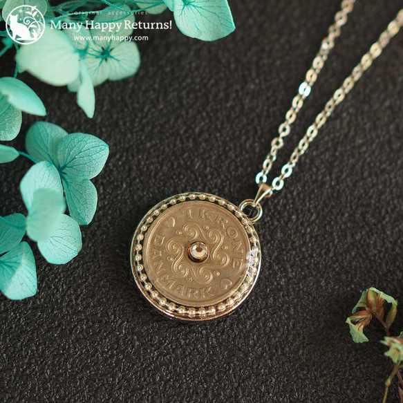 1992年デンマーク・ハートコイン☆NEO・TAOオルゴナイトアミュレット  