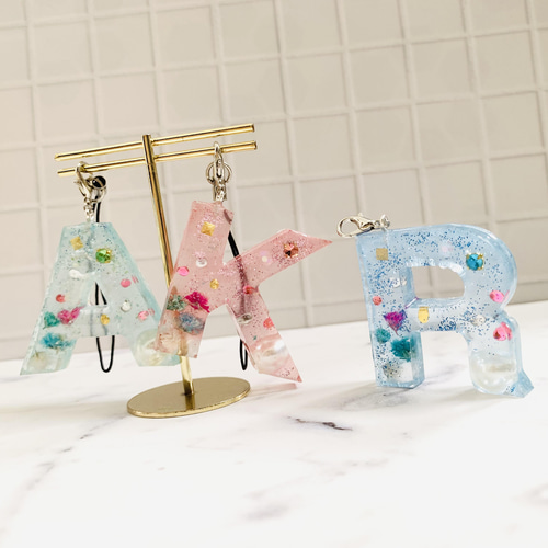 ☆ハンドメイドイニシャル様☆2種合計8セット two ply 572 Zodiac Initial Diamond Charm K18YG トゥー プライ