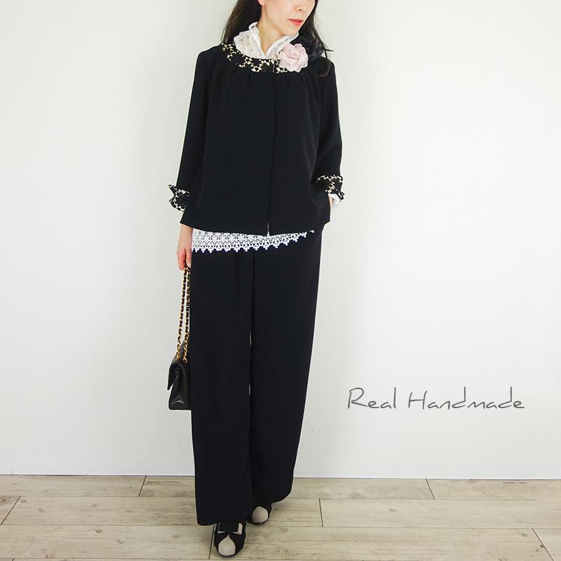 美品　ジバンシー　パンツ　フォーマル　ビジネス　入園式　黒　レディース　仕事着