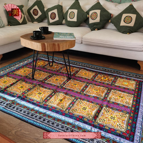 昭和レトロ】ダークブラウン 長方形座卓 装飾脚付き