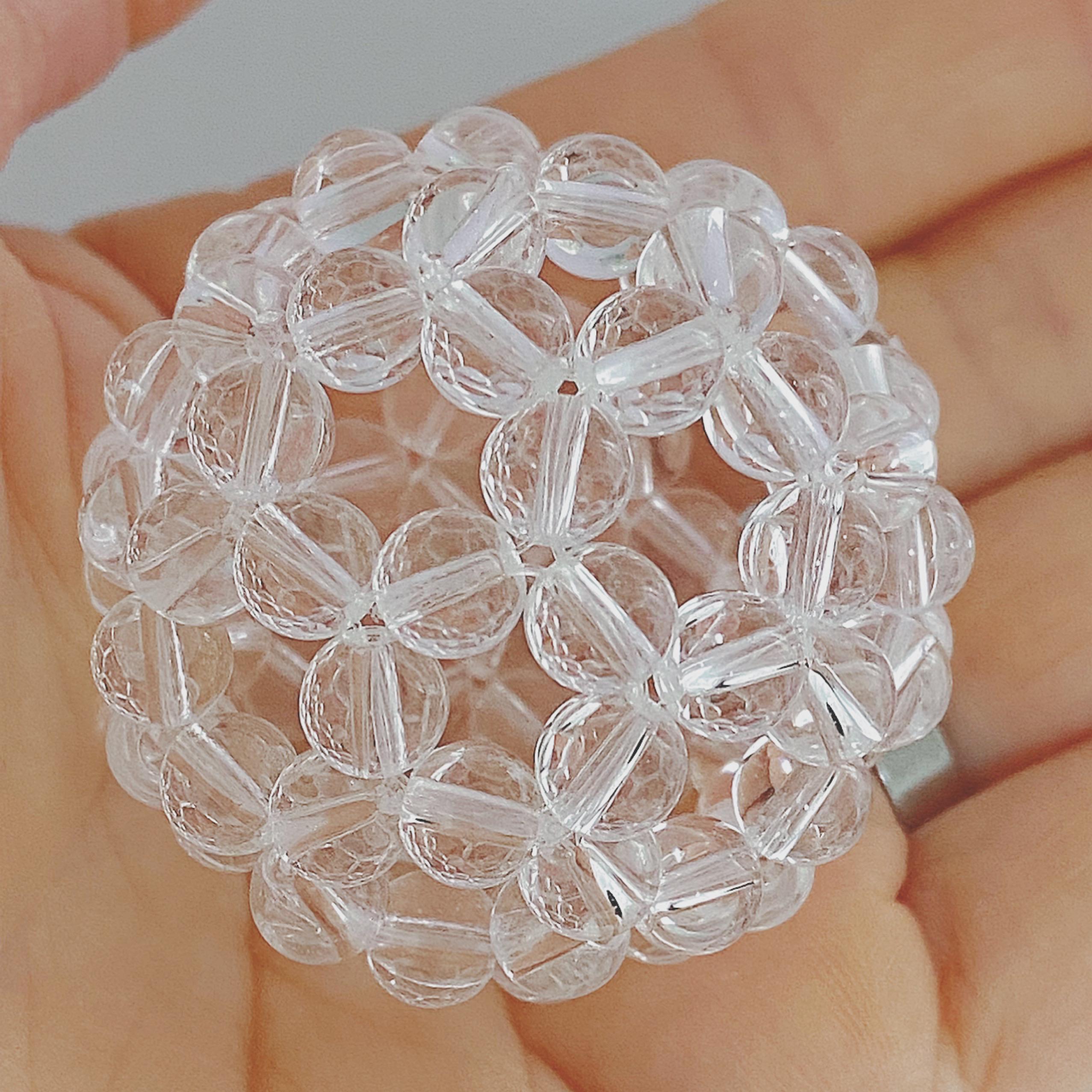 受注製作♡6mm水晶フラーレン