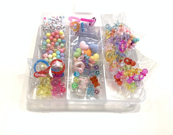 こどもビーズ ♡オリジナルクラフトキット♡ キット ビーズの宝箱 通販 
